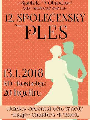 Společenský ples spolku Volnočas